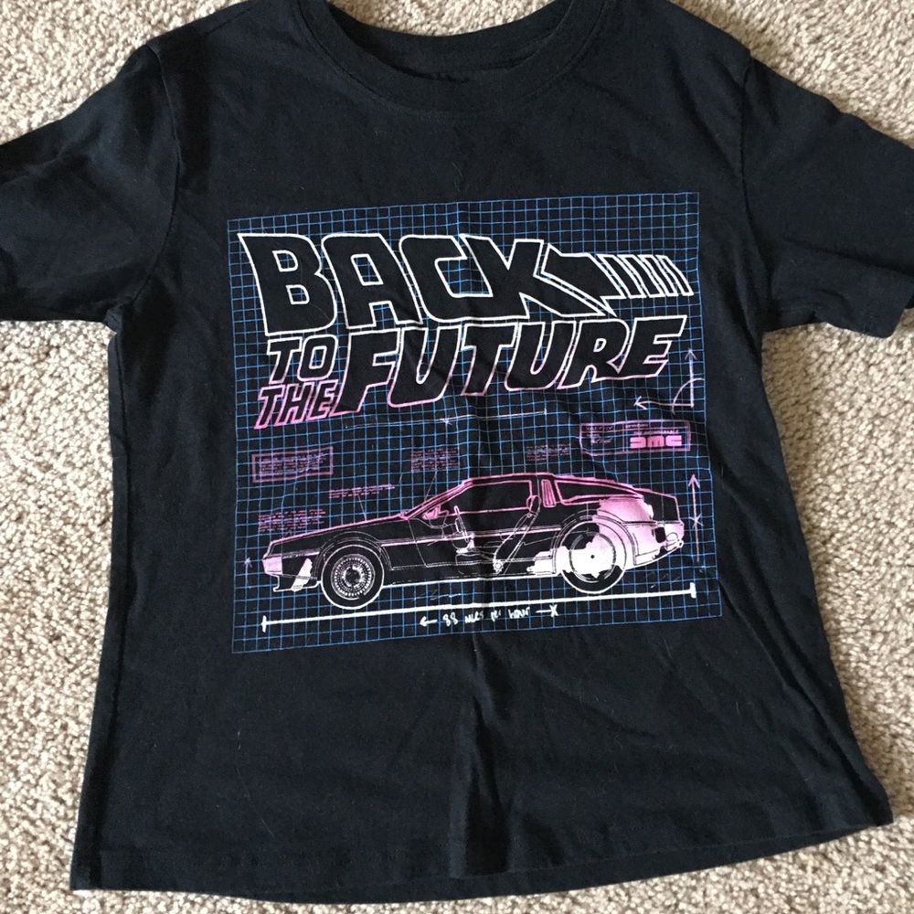 back to the future cropped tee.